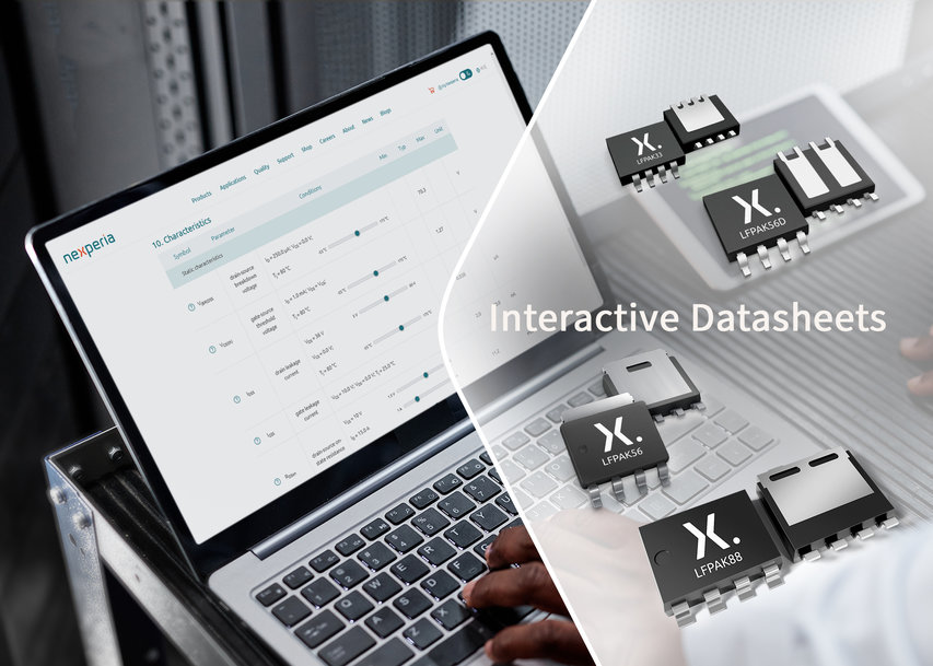 Pioneering interactive datasheets from Nexperia put MOSFET behavior analysis at engineers’ fingertips